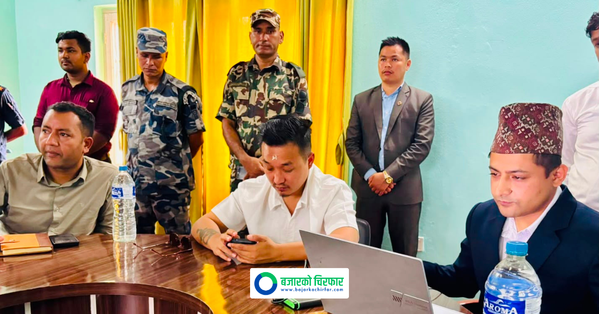 Home Minister Sudhan Gurung Inspects Budhigandaki Hydropower Project Field Office in Gorkha