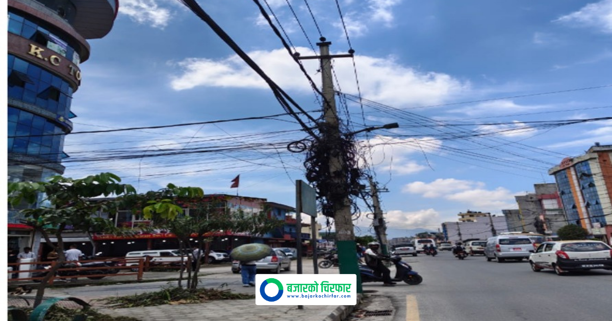 Kathmandu Valley’s Tangled Wire Management Campaign Sees Progress, But Finishing Work Still Pending in Many Areas