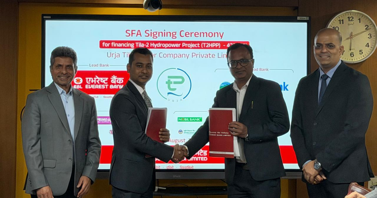 Rs 70.07 Arba Investment Secured for 420 MW Tila-2 Hydropower Project